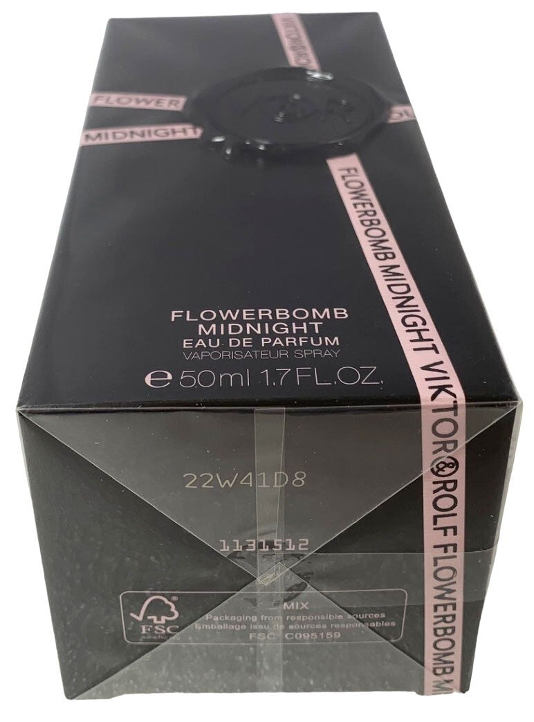 Viktor & Rolf Flowerbomb Midnight Eau de Parfum Spray - 50ml / 1.7oz New Sealed