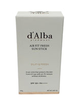 D'ALBA Air Fit Fresh Sun Stick SPF50+ PA++++ 19g UV Sunscreen Sun Block  Ex 4/28