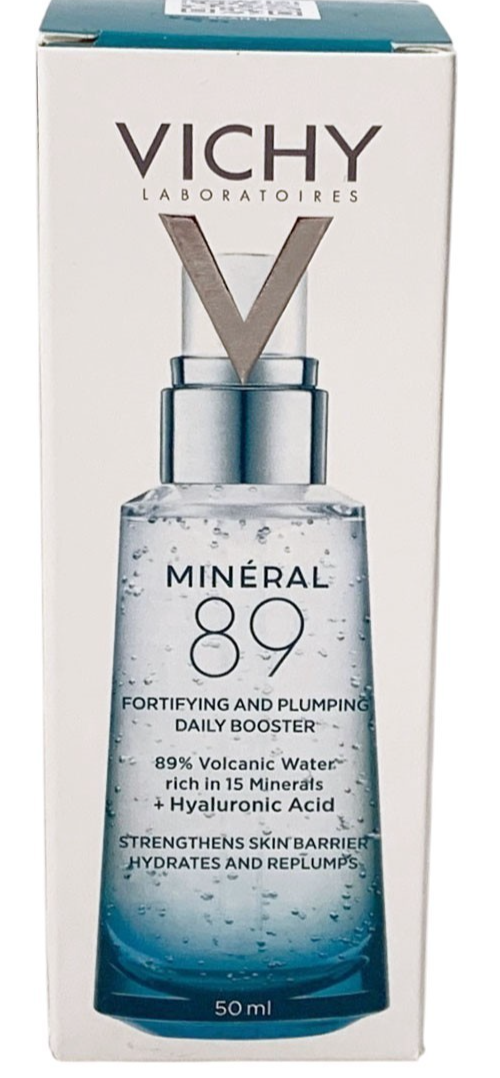 Vichy Mineral 89 Skin Fortifying Daily Booster  1.69oz Hyaluronic Acid EXP 09/28