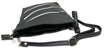 BLACK LARGE SOFT LEATHER MESSENGER SHOULDER BAG CROSS BODY SATCHEL MEN &WOMEN