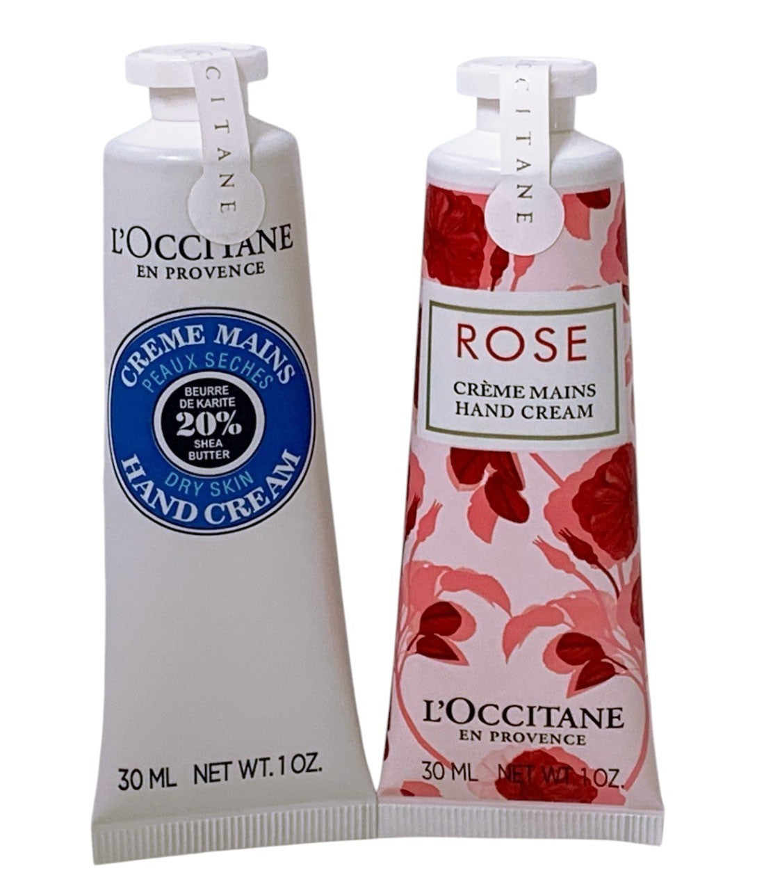 L'Occitane En Provence Shea Butter & Rose Hand Cream Duo- 30ml Each Set of 2