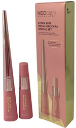 Neogen  Extra Slim Metal Maxicara 0.2oz+Refill 0.2oz Set Black EXP 12/2026