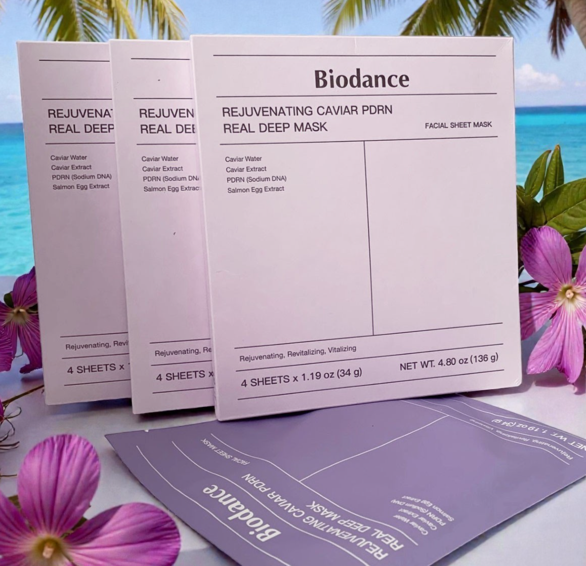 Biodance Rejuvenating Caviar PDRN Real Deep Mask 12 Sheets Korean New EXP 09/28
