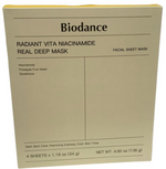 Biodance RADIANT VITA NIACINAMIDE REAL DEEP MASK PACK OF 8 - DARK SPOT CARE