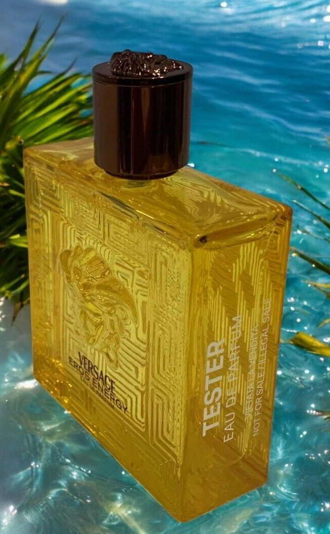 VERSACE EROS ENERGY EAU DE PARFUM SPRAY FOR MEN 3.4oz NEW IN TESTER BOX