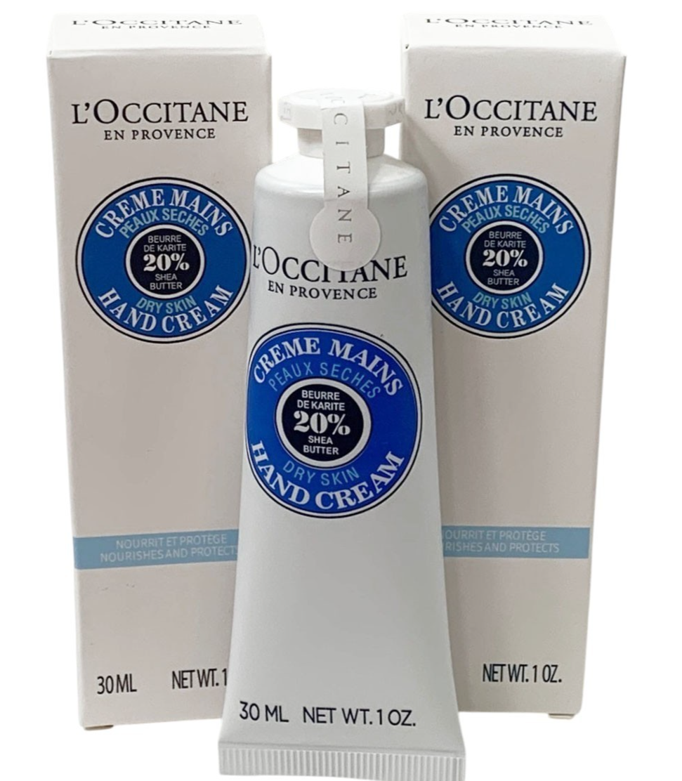 L'Occitane En Provence Shea Butter Hand Cream for Dry Skin-30ml / 1 oz, Set of 2