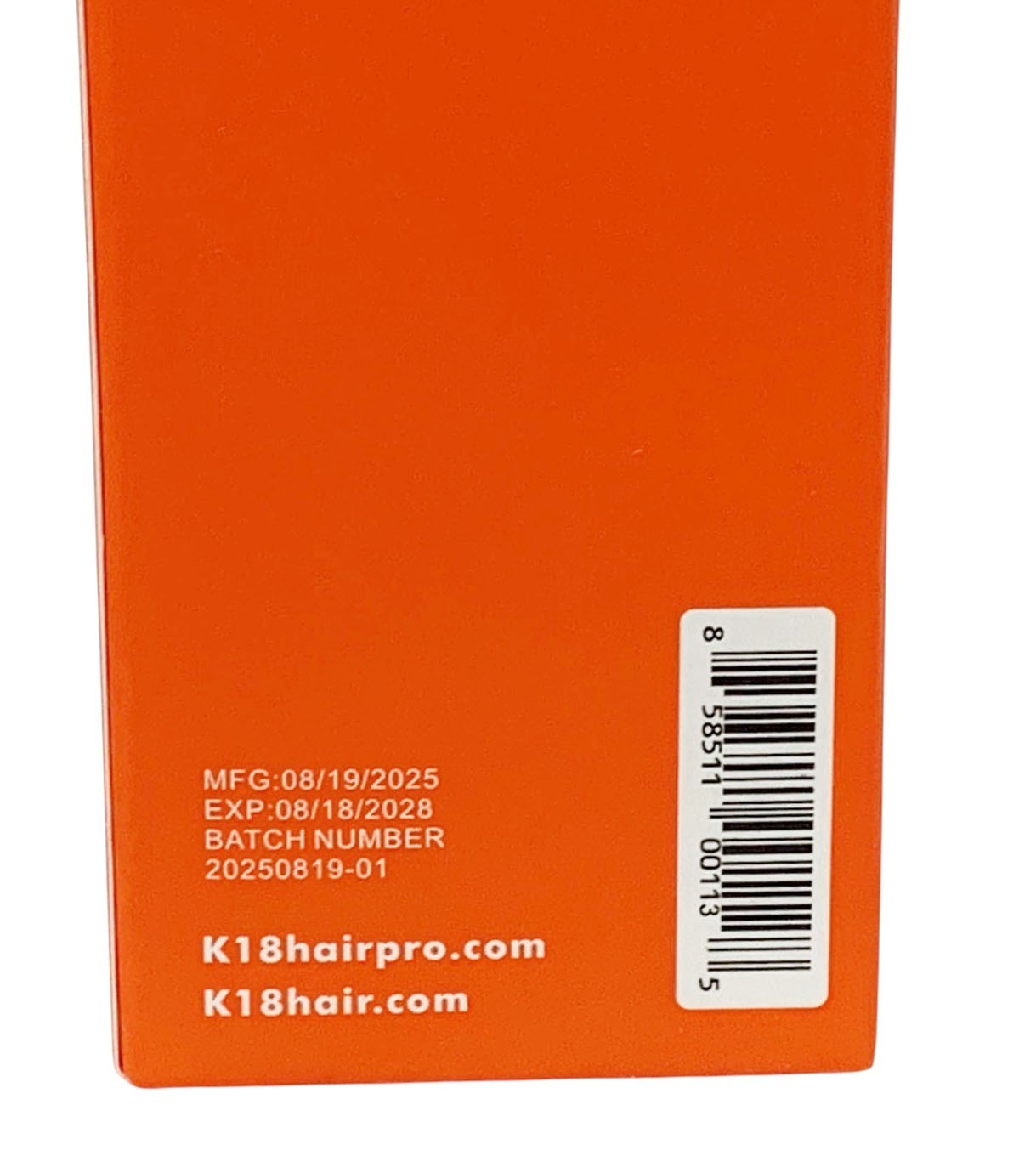 K18 Biomimetic Molecular Repair Hair Mask Professional 150ml/5oz Exp 08/28