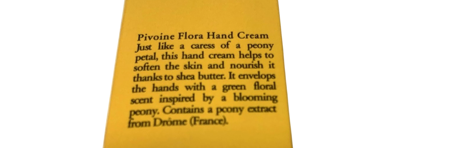 L'OCCITANE PROVENCE AROUND THE WORLD PIVOINE FLORA Hand Cream 1.oz/30ml SET OF 2
