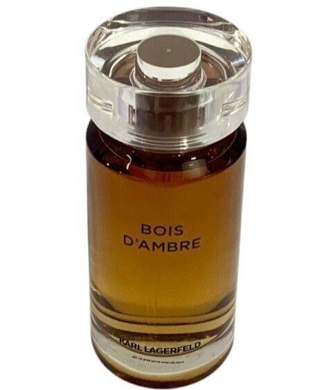 Karl Lagerfeld BOIS D'AMBRE Eau de Toilette Spray for Men 3.3oz NEW UNSEALED BOX