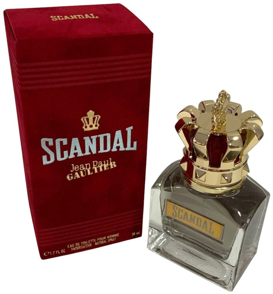 Jean Paul Gaultier Scandal Men EDT Spray 1.7oz / 50ml Authentic New Unsealed Box