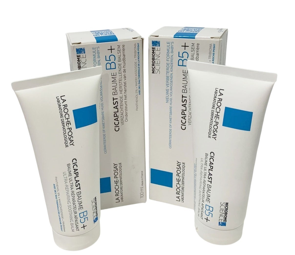 La Roche Posay Cicaplast Baume B5+ Ultra-Repairing Soothing Balm 3.3oz Set of 2