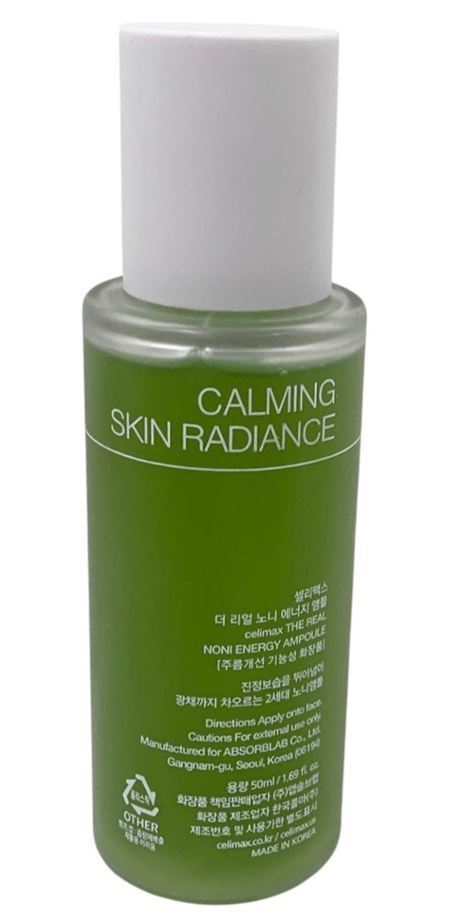 CELIMAX NONI ENERGY AMPOULE 50ml Calming + Radiance Skin K-Beauty Exp 04/2028