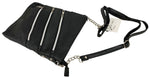 BLACK LARGE SOFT LEATHER MESSENGER SHOULDER BAG CROSS BODY SATCHEL MEN &WOMEN