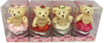 I Love You Bear With Heart Shaped Jewelry Gift Boxes SET OF 4 as On The Pictures