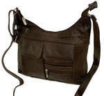 Brown Women Vintage Leather Cross Body Shoulder Bag Handbag Purse Hobo Satchel