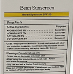 Bean Sunscreen-Lightweight SPF 50 No White Cast Sun Cream 50ml SET OF 2 Ex 08/28