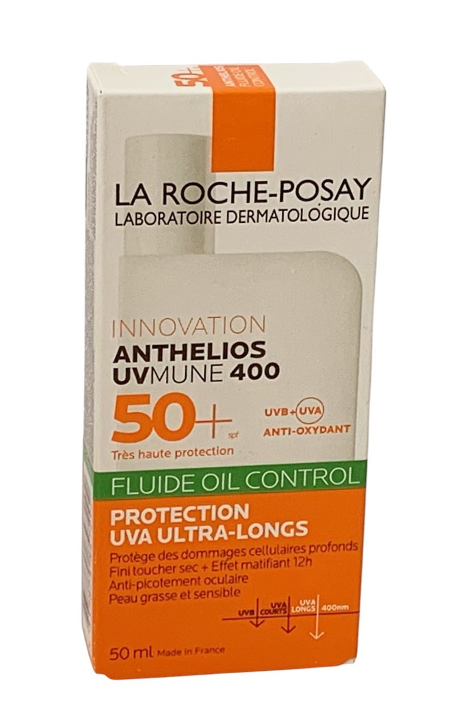 La Roche Posay Anthelios UVMune 400 Fluid Oil Control SPF50+ 50ml Exp: 09/2028