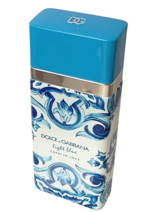 Dolce and Gabbana Men's Light Blue Capri In Love EDP Spray 3.4oz/100ml White box