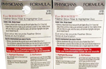 2 Physicians Formula Feather Brow 6785 BRUNETTE Fiber & Highlighter 2-in-1 Duo