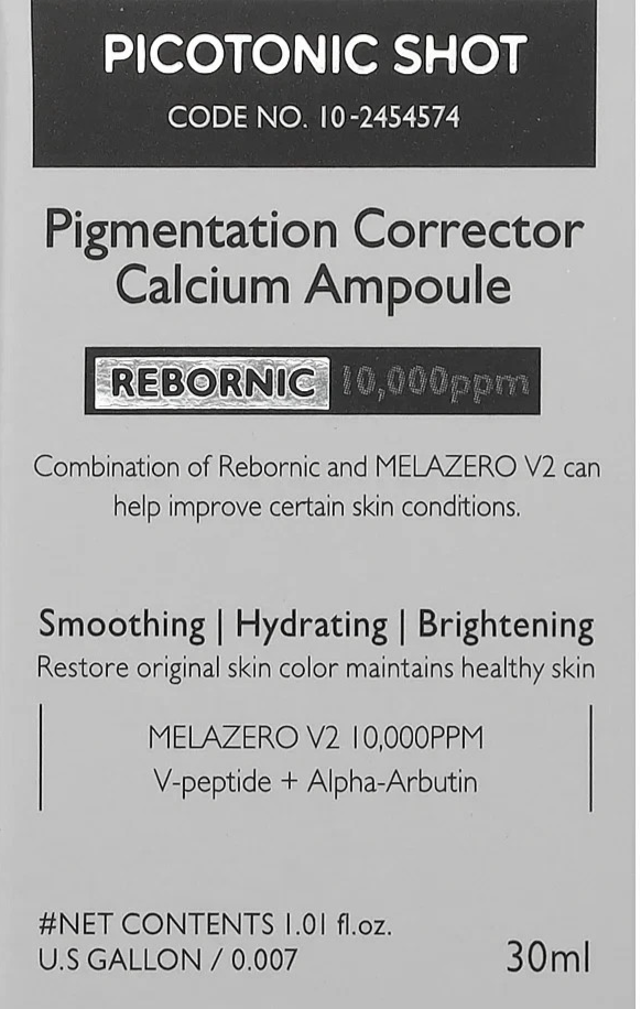 Dr. Melaxin Cemenrete Picotonic Shot Pigmentation Corrector Calcium Ampoule 30ml