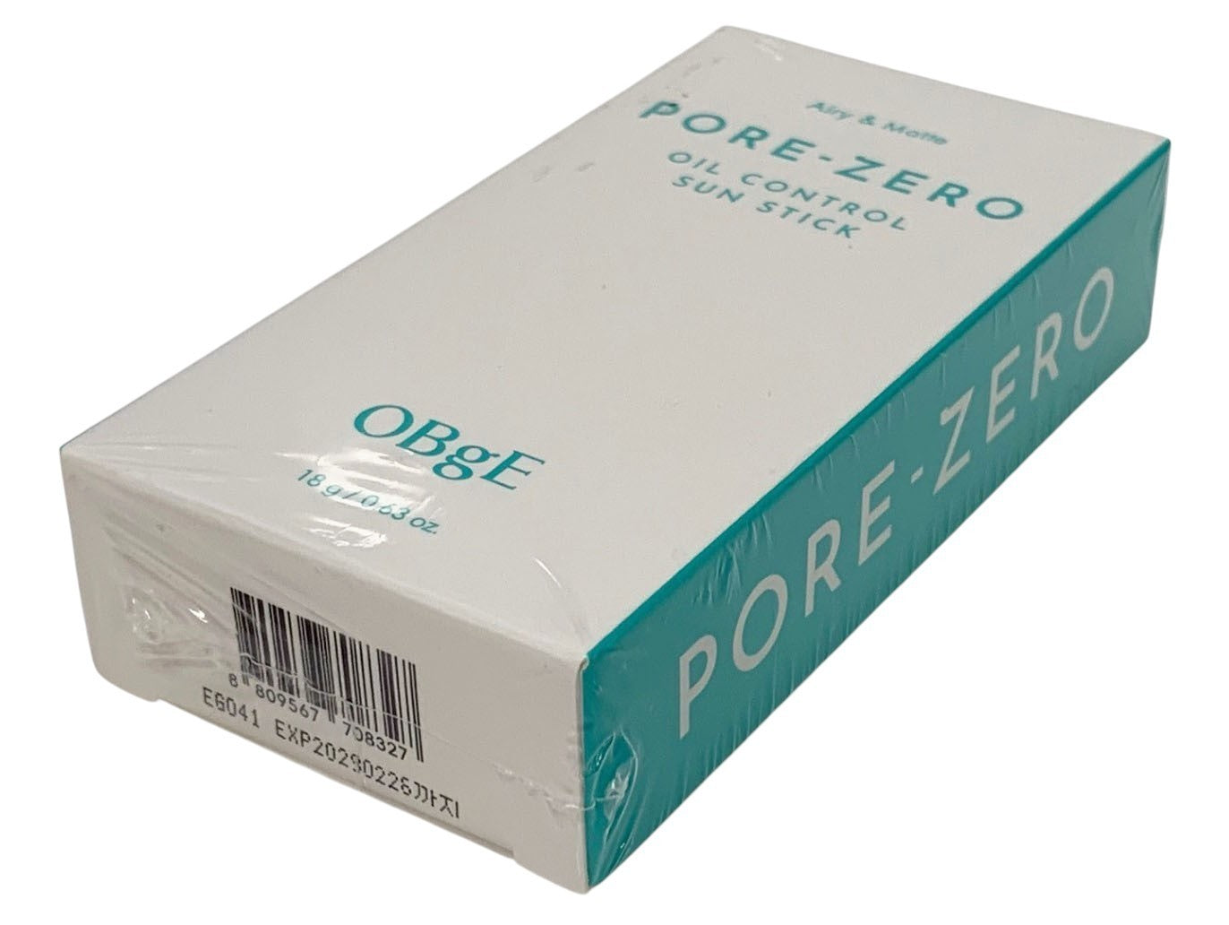 OBgE PORE-ZERO OIL CONTROL Sun Stick for MEN 18g SPF50+PA++++SEALED EXP 02/29