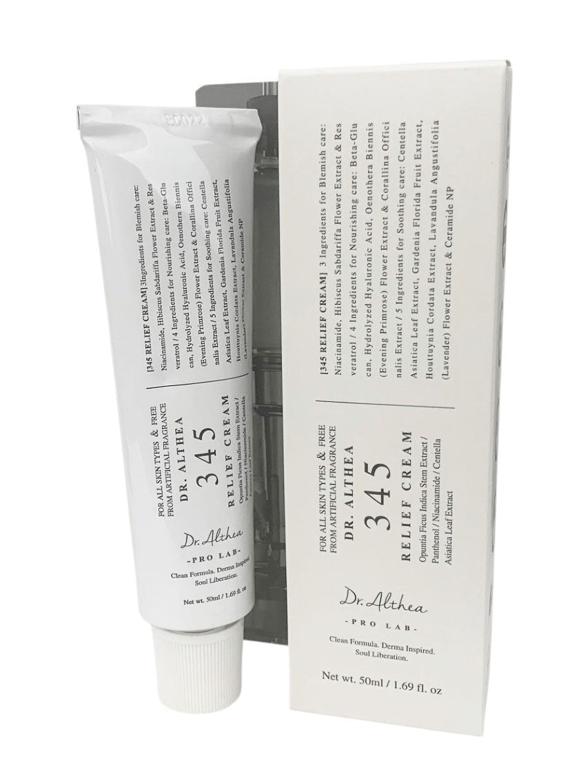 Dr. Althea 345 Relief Daily Face Moisturizer Cream 1.69oz Exp. 05/28 Pack of 2