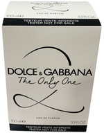 Dolce & Gabbana The Only One 2 Eau De Parfum Spray for Women 3.4oz in White Box