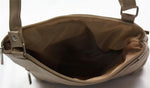 IVORY MEDIUM WOMEN COWHIDE LEATHER STYLISH CROSS BODY SHOULDER BAG SATCHEL HOBO