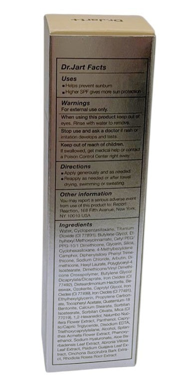 Dr. Jart + REJUVENATING BB BEAUTY BALM SPF 35/PA++BRIGHTENING 40ml Exp 10/28