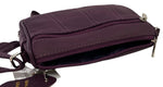 Purple Soft Cowhide Leather Small Handbag Crossbody Shoulder Bag  Purse 4 Women