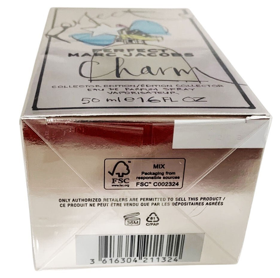 Marc Jacobs Perfect Charm Collector Edition EDP Spray 1.6Oz AUTHENTIC SEALED