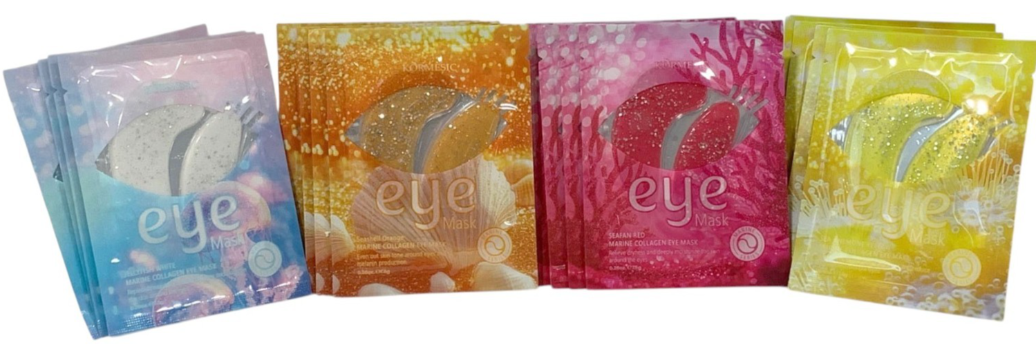 Marine Collagen Eye Gel Mask For Puffy, Fine Wrinkles & Dark Circles 16 Pairs