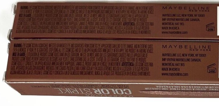 2- MAYBELLINE COLOR STRIKE CREAM TO POWDER EYE SHADOW PEN 40 Rally Metallic