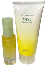 GOODAL GREEN TANGERINE VITA-C DARK SPOT CARE SERUM 40ml and CLEANSING FOAM 150ml
