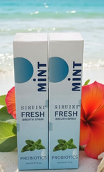 SIRUINI PROBIOTICS FRESH BREATH MINT MOUTH SPRAY ORAL HEALTH FORMULA 20ml-2 pack