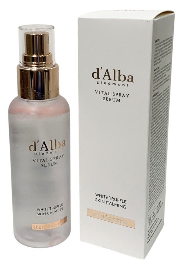 D'Alba White Truffle Skin Calming Vital Spray Serum 100ml/3.4oz Fresh Exp 1/2029