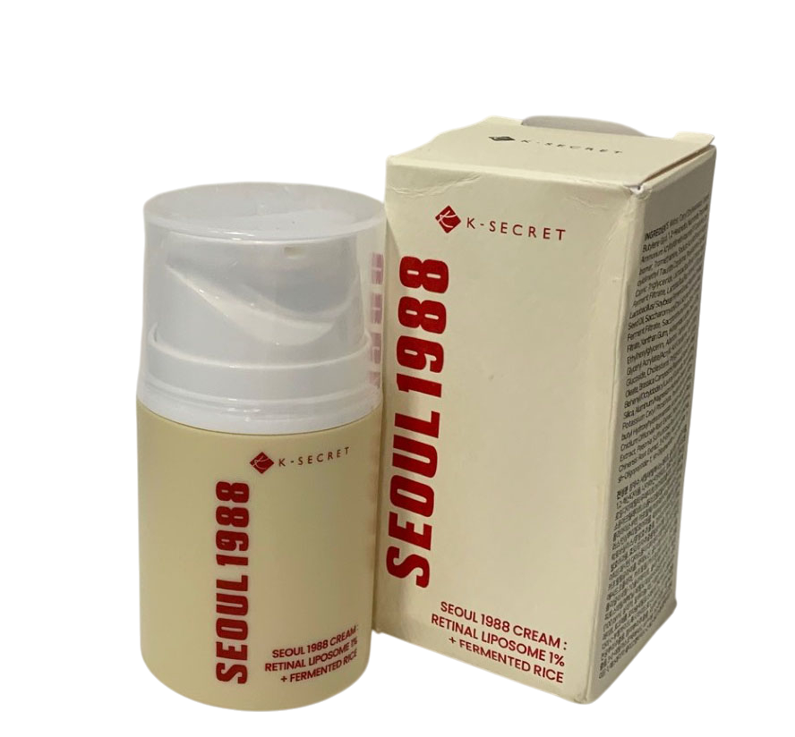 K-Secret Seoul 1988 Cream Retinal Liposome 1% + Fermented Rice 1.7oz Anti-Aging