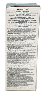 Vichy Mineral 89 Skin Fortifying Daily Booster  1.69oz Hyaluronic Acid EXP 09/28