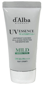 D'ALBA UV ESSENCE WATERFULL  MILD Sun Cream SENSITIVE SKIN 1.7oz GREEN SET OF 2