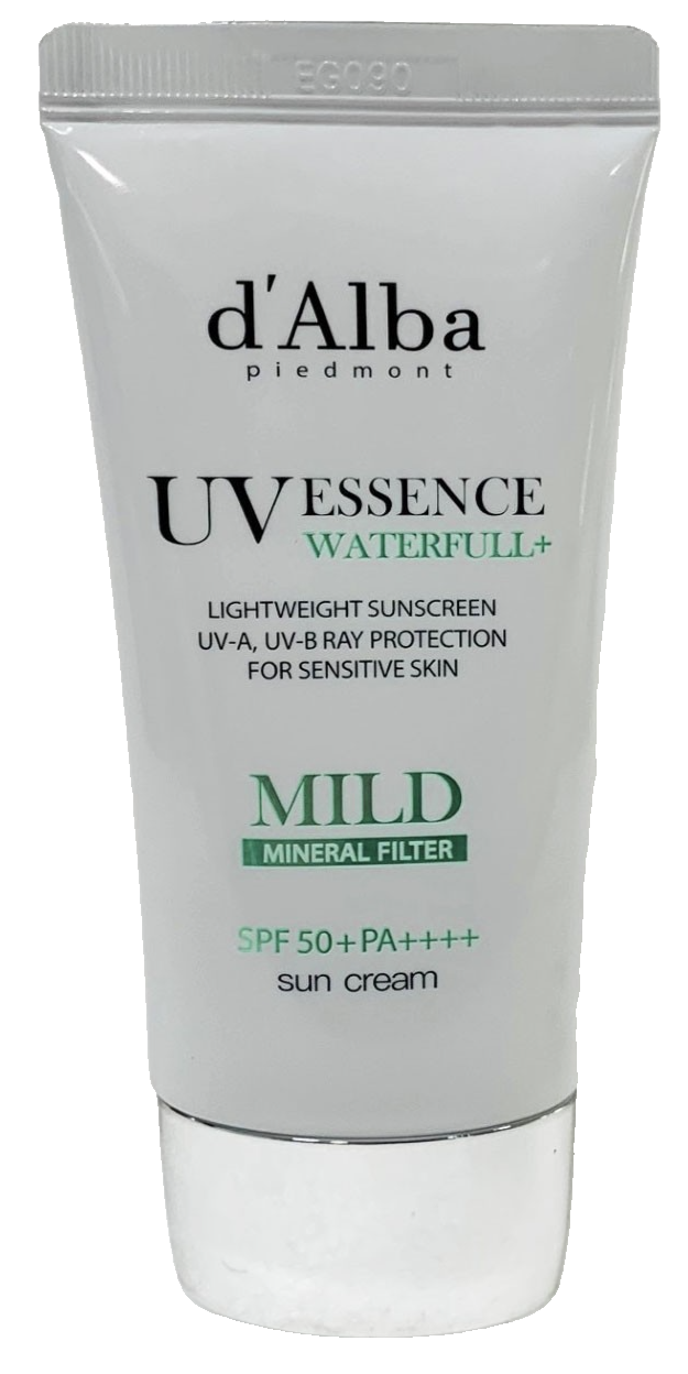 D'ALBA UV ESSENCE WATERFULL  MILD Sun Cream SENSITIVE SKIN 1.7oz GREEN SET OF 2