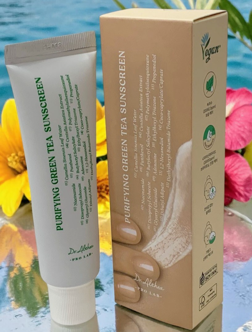 Dr.Althea PURIFYING GREEN TEA SUNSCREEN 50ml/1.69oz SPF50+ PA++++ Exp 08/28