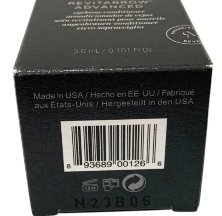 RevitaLash RevitaBrow Advanced Brow Conditioner Eyebrow 3 ml 0.101 Oz New Sealed