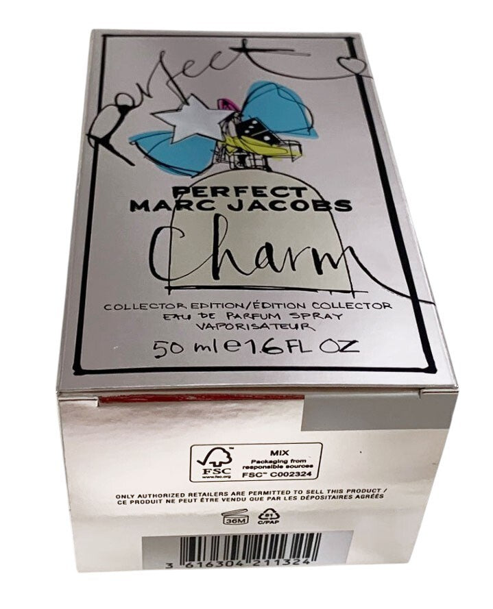 Marc Jacobs Perfect Charm Collector Edition EDP Spray 1.6Oz AUTHENTIC UNSEALED