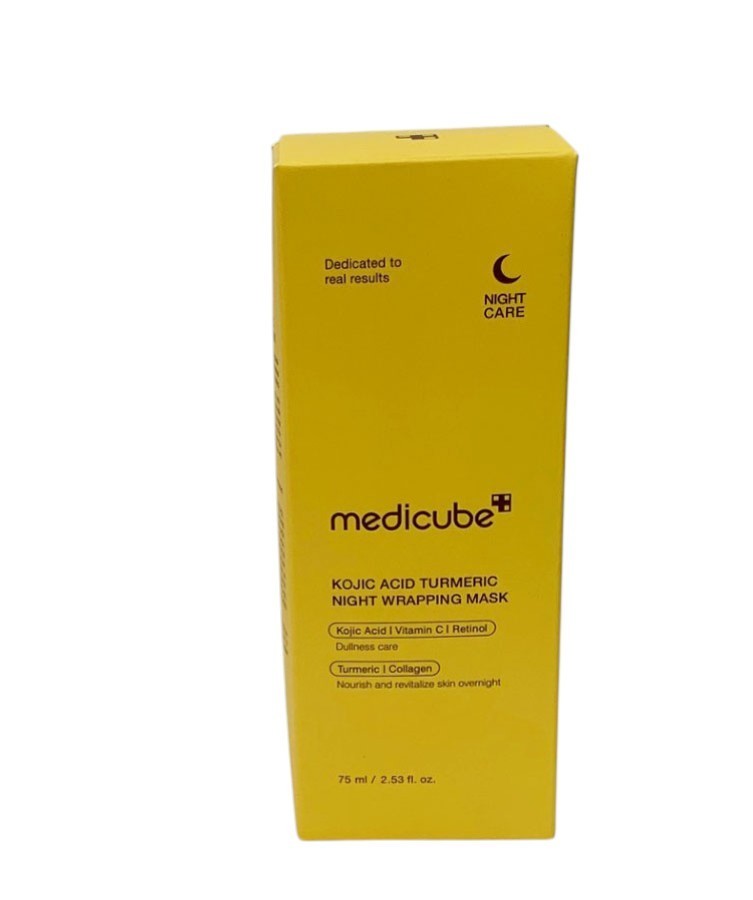 Medicube Kojic Acid Turmeric Night Wrapping Mask 75ml Brightening Care Exp 08/28