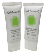 Cell Fusion C Advanced Clear Sunscreen 100 SPF 50+/PA++++ 35ml x 2ea K-Beauty
