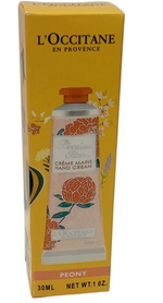 L'OCCITANE PROVENCE AROUND THE WORLD PIVOINE FLORA Hand Cream 1.oz/30ml SET OF 2