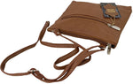 Brown Lt Cowhide Leather Small Handbag Crossbody Shoulder Bag  Purse for Women