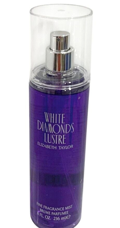 PACK OF 2 WHITE DIAMONDS LUSTRE Elizabeth Taylor Women Fragrance Mist 8.0 oz
