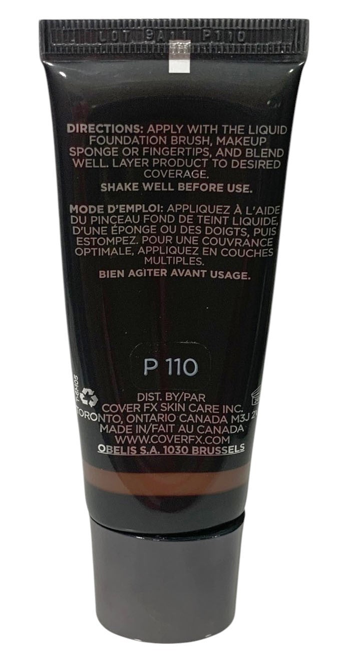 Cover FX Natural Finish Foundation - P 110 - 1oz/30ml -Sealed New in Box