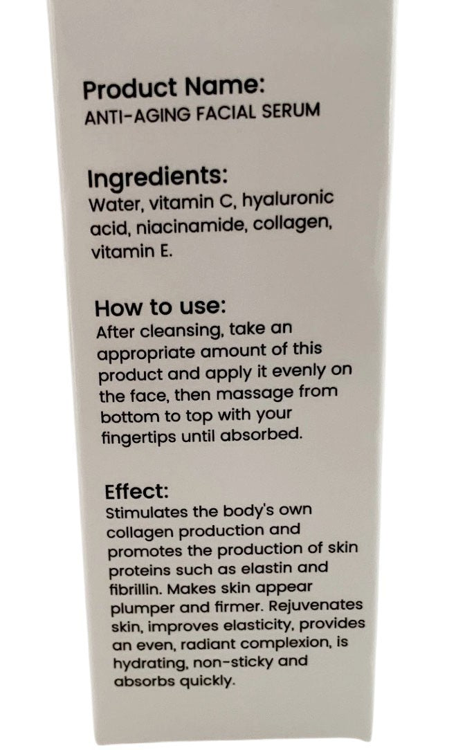 BOT0X STOCK SOLUTION ANTI-AGING FACIAL SERUM REDUCE FINE LINES & WRINKLES 30ml